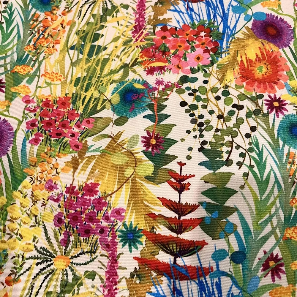 J.Crew Liberty Art Fabric Skirt Yellow Multicolor Floral Pattern Mini‎ Size 0